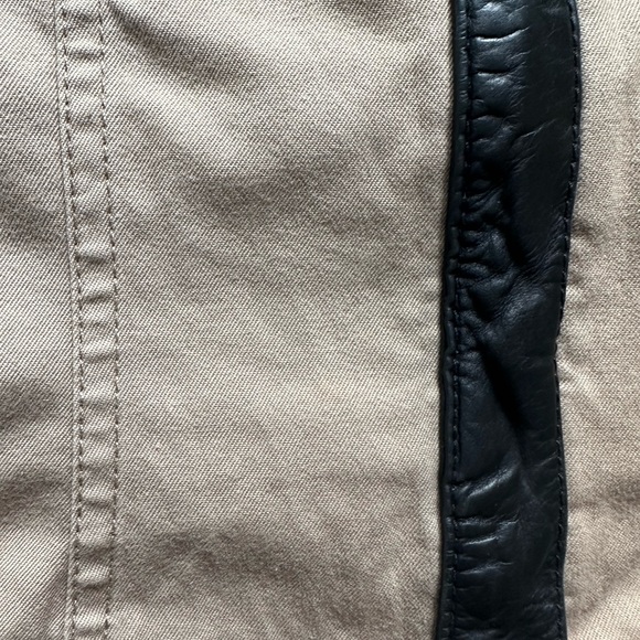 Alexander Wang Khaki and Leather Corset - Picture 5 of 6